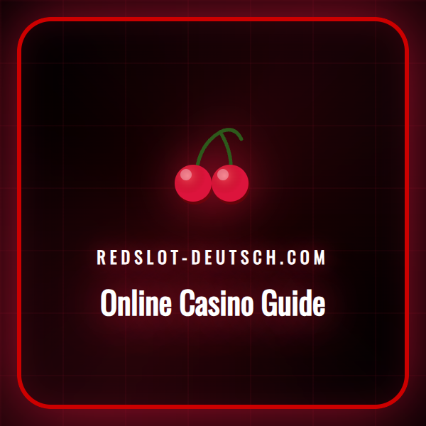 Person am Laptop liest einen Online Casino Guide und wählt ein Casino aus.