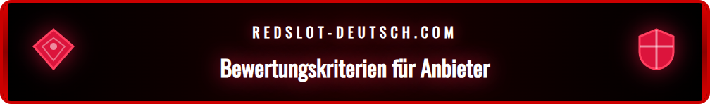 Checkliste mit den wichtigsten Bewertungskriterien für Online-Anbieter