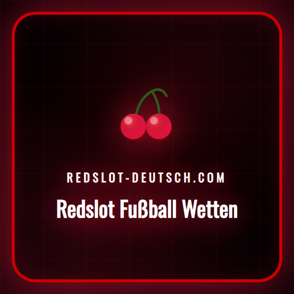 Ein Überblick über die Benutzeroberfläche der Redslot Fußball Wetten.