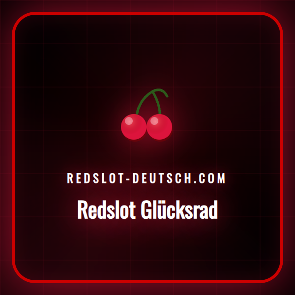 Eine grafische Darstellung des Redslot Glücksrad mit Preisen.