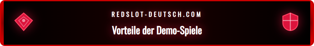 Infografik, die die Vorteile von Redslot Gratis Slots aufzeigt