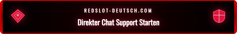 Anleitung zum Starten des Redslot Online Chat für sofortige Unterstützung.