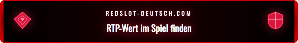 Screenshot, der anzeigt, wo der RTP-Wert in einem Slotspiel zu finden ist.