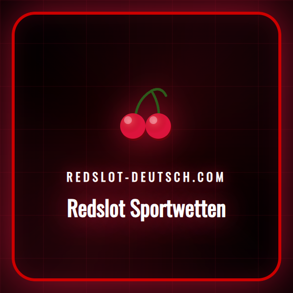 Ein Überblick über die Benutzeroberfläche von Redslot Sportwetten für deutsche Spieler.