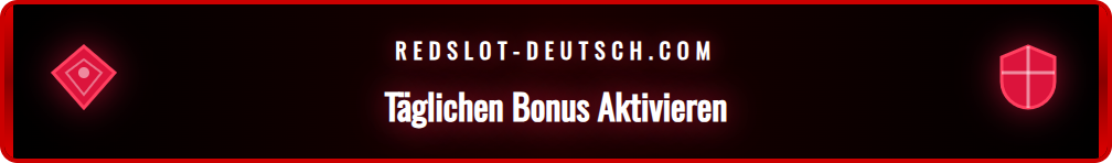 Screenshot der Benutzeroberfläche zur einfachen Aktivierung des täglichen Rabattprogramms von Redslot.